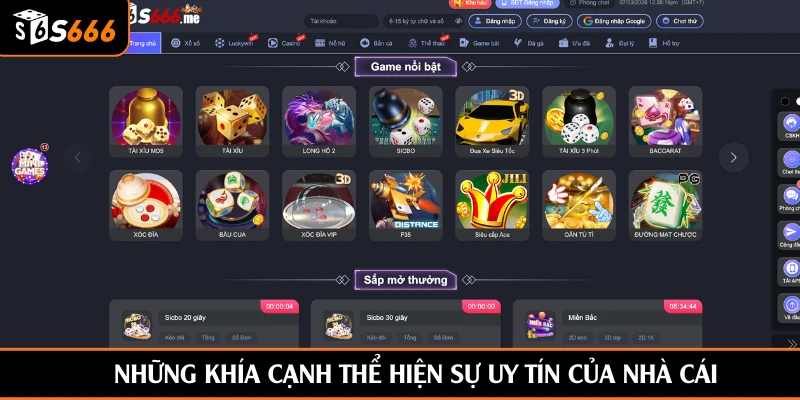 Những khía cạnh thể hiện sự uy tín của nhà cái